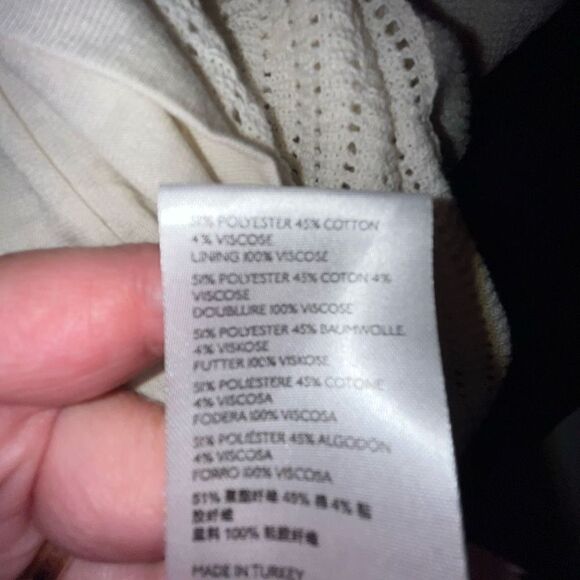 New Anthropologie white crochet dress small - Picture 8 of 8